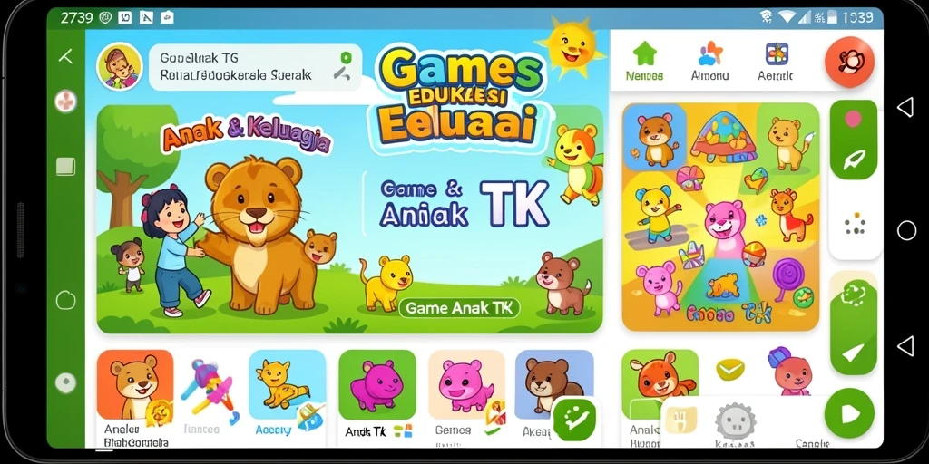 Tampilan menarik dan interaktif dari Game Anak TK 2739.