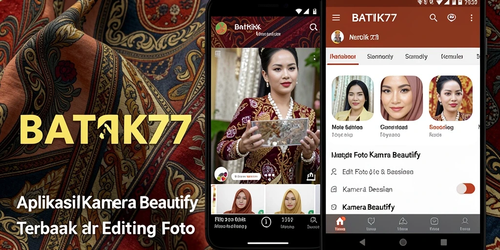 Tampilan antarmuka BATIK77 yang user-friendly dan menarik.