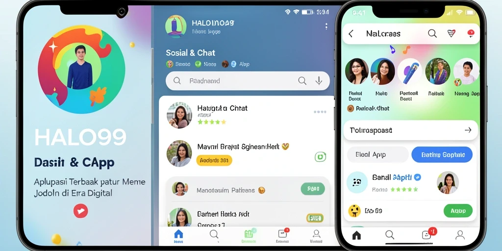 Tampilan antarmuka HALO99 yang modern dan menarik.