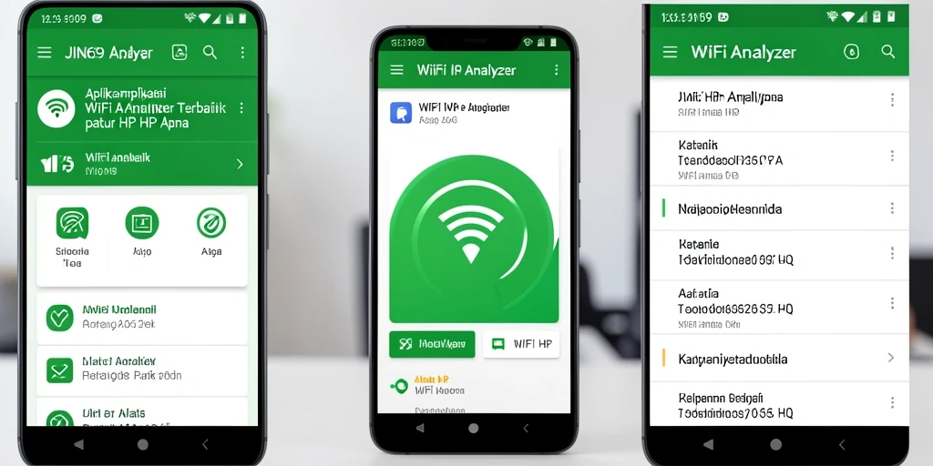 Antarmuka JIN69 yang menarik dengan analisis WiFi mendalam.