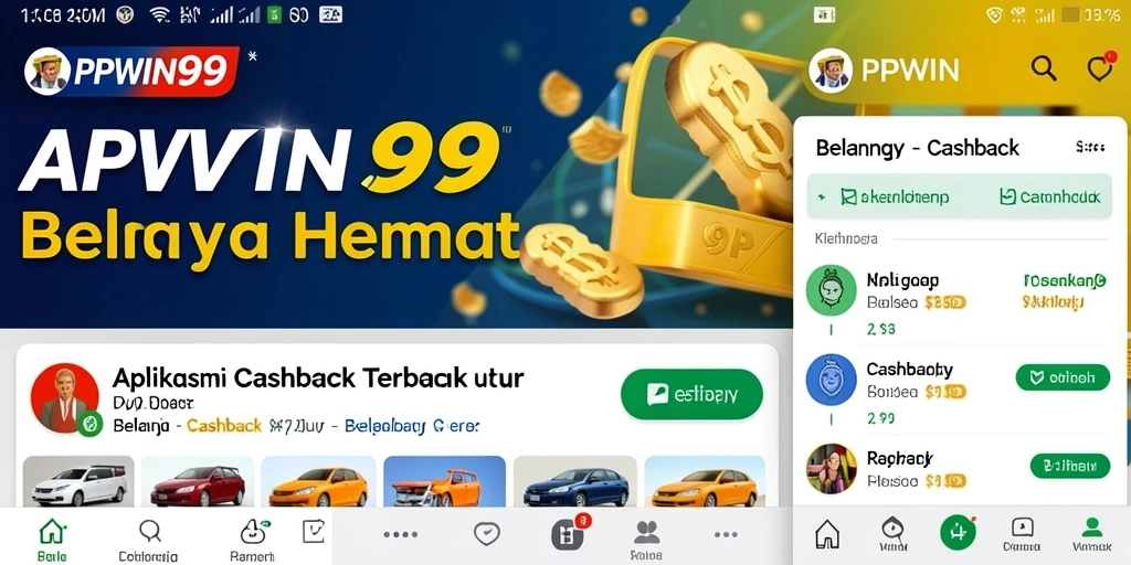 Tampilan antarmuka utama PPWIN99 dengan fitur cashback yang menarik.